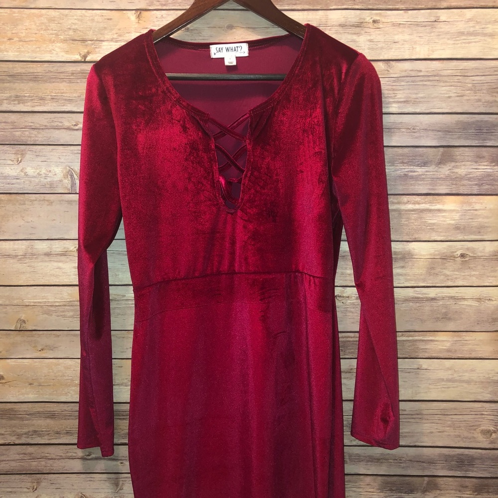 Holiday Party Red Dress Size Large